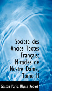 Book cover for Soci T Des Ancies Textes Fran Ais