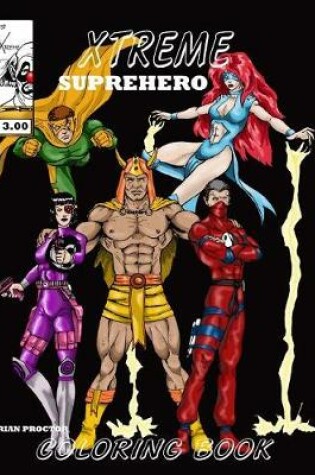 Cover of Xtreme Superhero Coloring Book