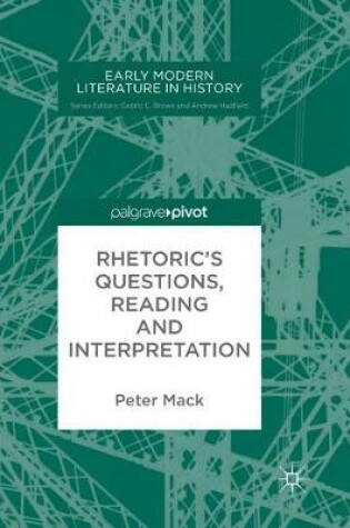 Cover of Rhetoric's Questions, Reading and Interpretation
