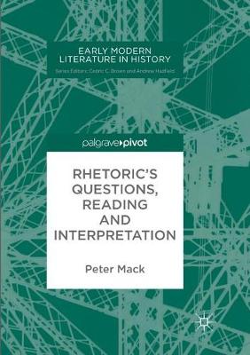 Cover of Rhetoric's Questions, Reading and Interpretation