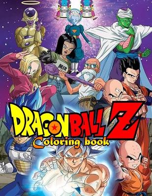 Book cover for Dragon Ball Z Coloring Book