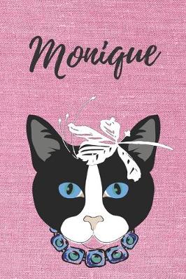 Book cover for Monique Notizbuch Katze / Notizheft / Malbuch / Kritzelbuch / Tagebuch / Journal / DIN A5 / Geschenke