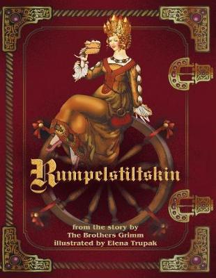 Book cover for Rumpelstiltskin, illustrated fairy tale
