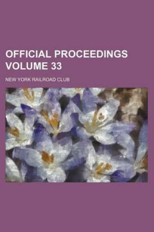 Cover of Official Proceedings Volume 33