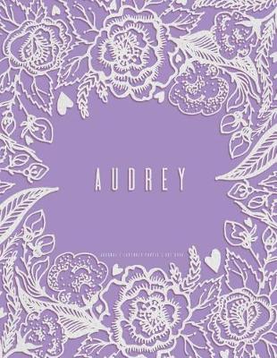 Book cover for Audrey - Lavender Purple Journal, Dot Grid