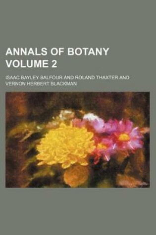 Cover of Annals of Botany Volume 2