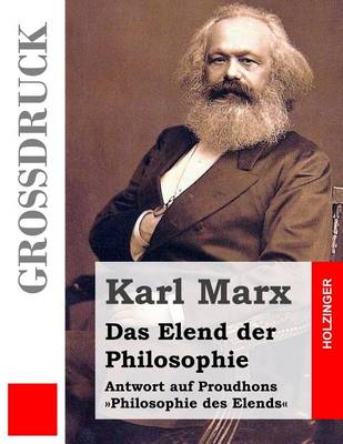 Book cover for Das Elend der Philosophie (Grossdruck)