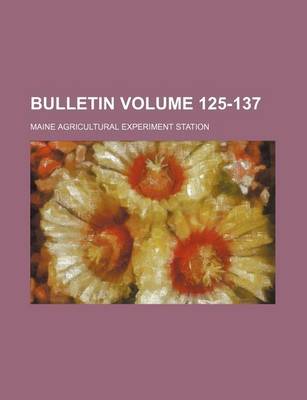 Book cover for Bulletin Volume 125-137