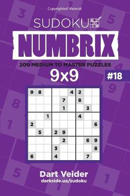 Book cover for Sudoku - 200 Medium to Master Puzzles 9x9(Volume 18)