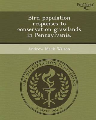 Book cover for Bird Population Responses to Conservation Grasslands in Pennsylvania