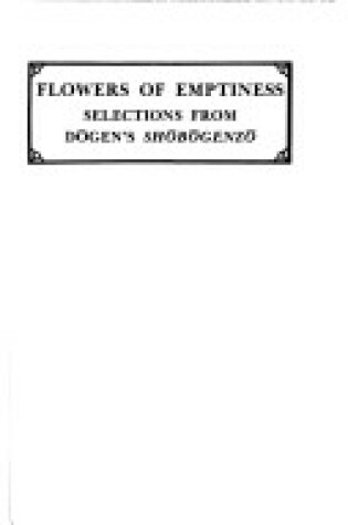 Cover of Flowers of Emptiness