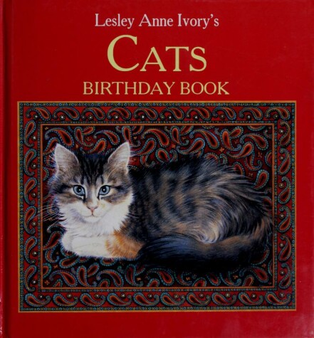 Book cover for Lesley Anne Ivory's Cats Birthday Book