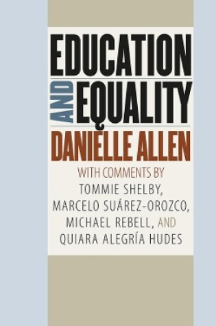 Cover of Education and Equality