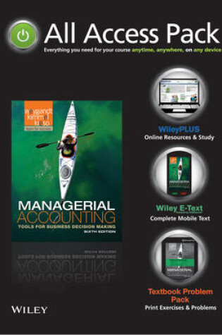 Cover of Managerial Accounting: Tools for Business Decision Making 6e All Access Pack