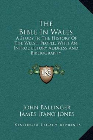 Cover of The Bible in Wales