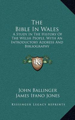 Book cover for The Bible in Wales