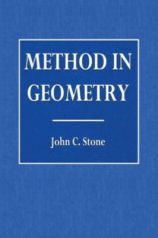 Cover of Method in Geometry