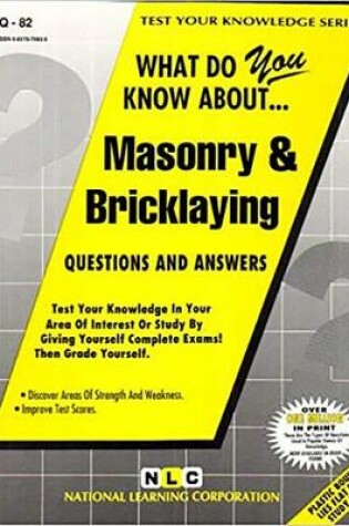 Cover of MASONRY & BRICKLAYING