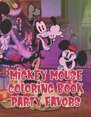 Book cover for Mickey Mouse Coloring Book Party Favors