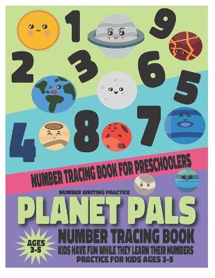 Book cover for Planet Pals Number Tracing Book