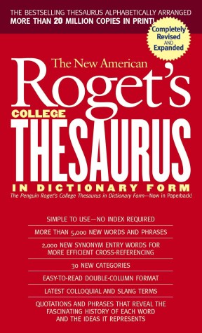 Book cover for New American Roget's College Thesaurus in Dictionary Form (Revised & Updated)