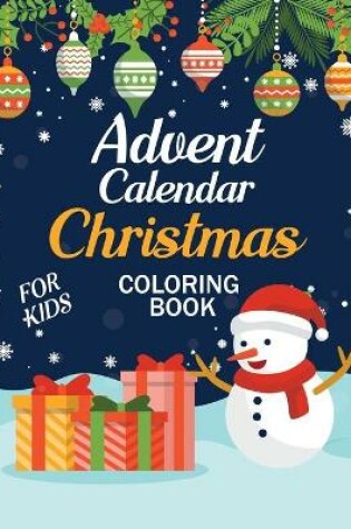 Cover of Advent Calendar Christmas Coloring Book