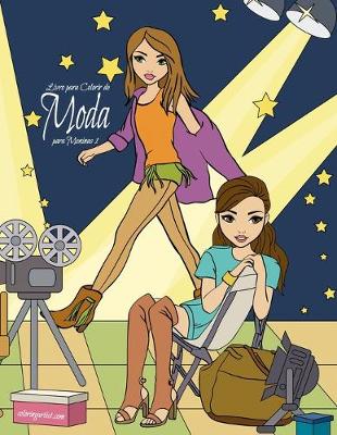 Book cover for Livro para Colorir de Moda para Meninas 1