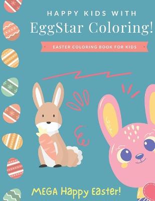 Book cover for Easter coloring book for kids