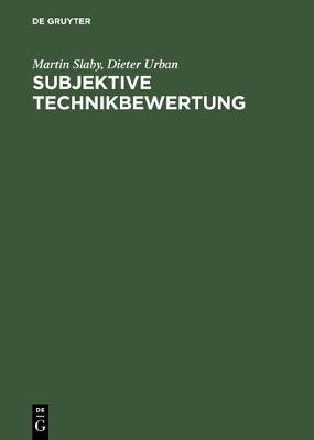 Book cover for Subjektive Technikbewertung