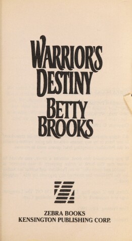 Book cover for Warrior's Destiny:Lovegram