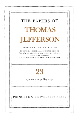 Cover of The Papers of Thomas Jefferson, Volume 23