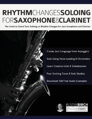 Book cover for Rhythm Changes Soloing for Saxophone & Clarinet