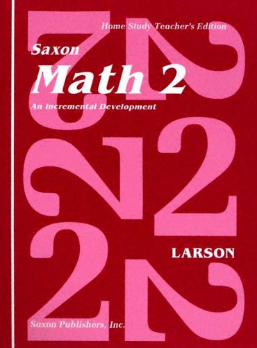 Book cover for Saxon Math 2 an Incremental Development Home Study