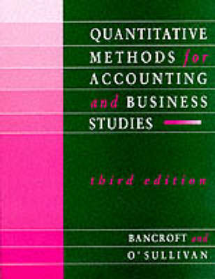 Book cover for Quantitative Methods For Accounting And Business Studies