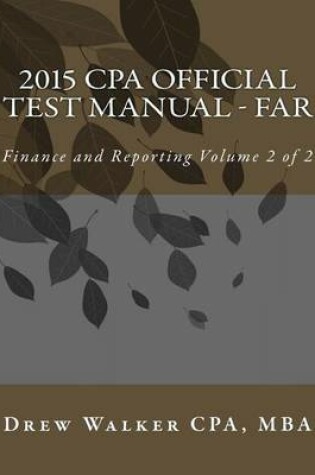 Cover of 2015 CPA Official Test Manual - Far