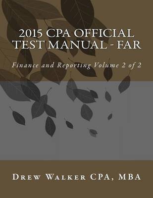 Book cover for 2015 CPA Official Test Manual - Far