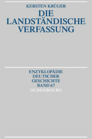 Cover of Die Landstandische Verfassung