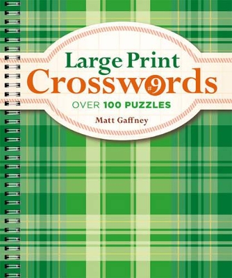 Book cover for Large Print Crosswords #9