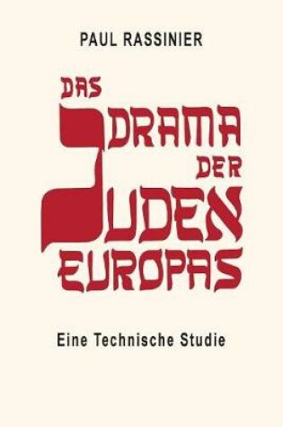 Cover of Das Drama der Juden Europas