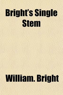 Book cover for Bright's Single Stem