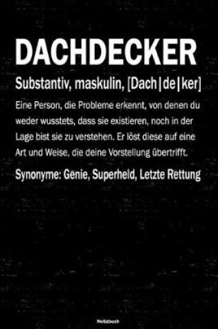 Cover of Dachdecker Notizbuch