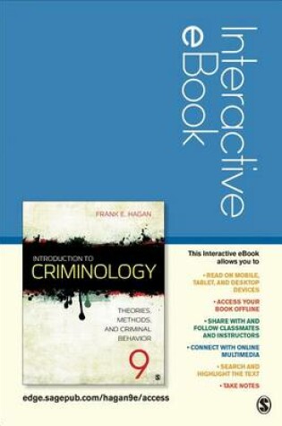 Cover of Introduction to Criminology Interactive eBook Student Version