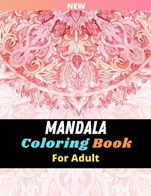Book cover for Mandala Coloring Book For Adult