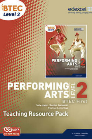 Cover of BTEC Level 2 First Performing Arts Teacher Resource Pack with CD-ROM