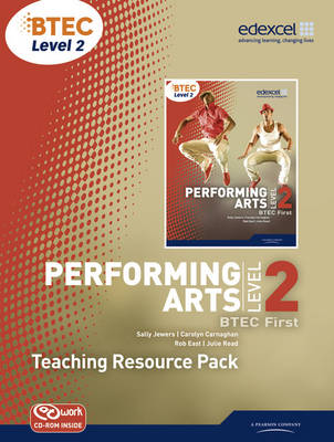 Cover of BTEC Level 2 First Performing Arts Teacher Resource Pack with CD-ROM