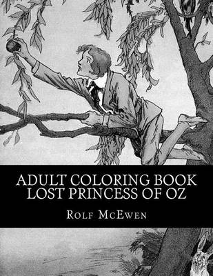 Book cover for Adult Coloring Book - Lost Princess of Oz