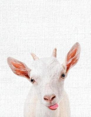 Cover of Cute Animal Composition Book Smiley Goat