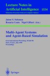 Book cover for Multi-Agent Systems and Agent-Based Simulation