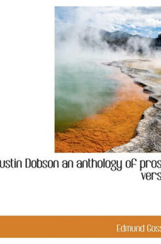 Cover of Austin Dobson an Anthology of Prose Verse