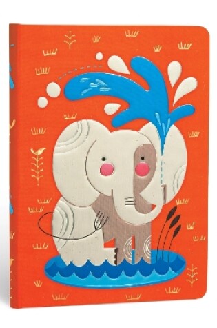 Cover of Baby Elephant Unlined Hardcover Journal